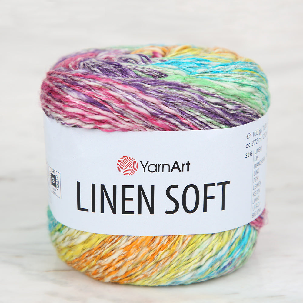 YarnArt Linen Soft Ebruli El Örgü İpi - 7401